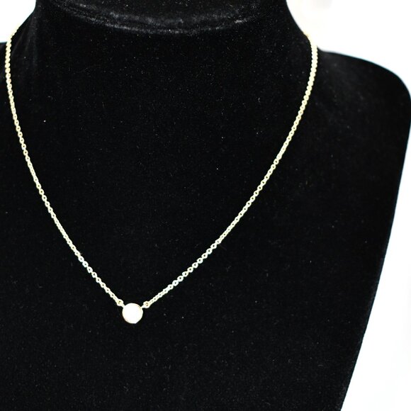 Lauren Ralph Lauren 16" GOLD Solitaire #14N00759 NWT  THIS CHAIN IS GOLD - IT LO - Picture 2 of 4